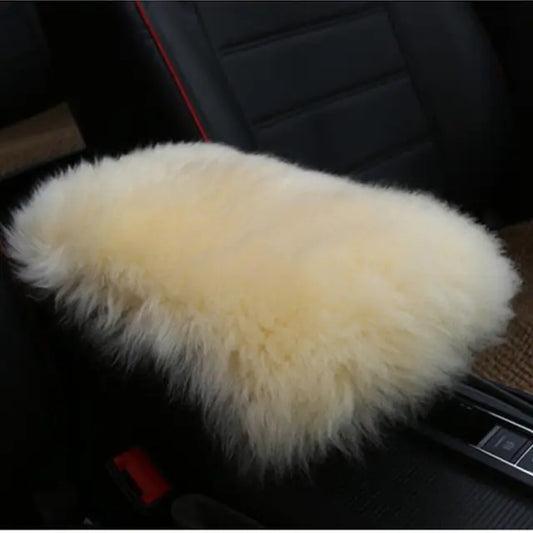 Soft Fuzzy Car Armrest Pad