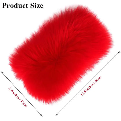 Soft Fuzzy Car Armrest Pad