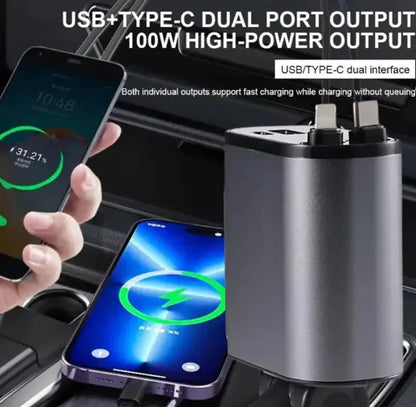 Retractable Wire Car Charger