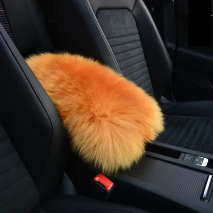 Soft Fuzzy Car Armrest Pad