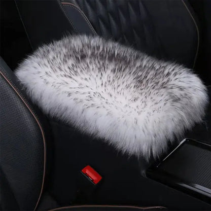 Soft Fuzzy Car Armrest Pad